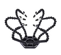 Aide À La Soudure Avec 6 Bras Flexibles Col De Cygne Troisième Main Pour Accessoires D'artisanat Soudure Nettoyage Des Bras Flexibles Col Cygne Station Soudage Numérique
