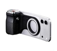 Aide à la stabilisation de téléphone portable avec lumière de remplissage pour la stabilité du cardan - Support portable en ABS pour vlogging et voyage - Noir