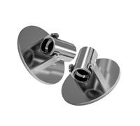 Aide à la tringle à rideau modifiable sans, Stainless steel colo | Support d ' assistance modifiable sans rouille, facile à installer, pour arbres de rideaux en suspension sécurisée de