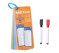 Aide à l'apprentissage des mathématiques Cartes d'entraînement de multiplication Cartes éducatives Mathématiques Cartes Flashcards Faits Cartes flash Outils de mathématiques éducatifs pour enfants