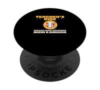 Aide à l'enseignant parce que chaque super-héros a besoin d'un coup de pouce cool PopSockets PopGrip Adhésif