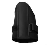 Aide à l'entraînement au poignet avec bande de compression réglable, attelle en métal cachée pour correction de la posture, néoprène pour main gauche ou droite, noir (style ancien)