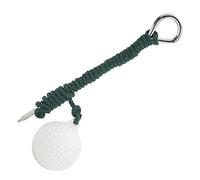Aide à L'entraînement au Swing de, Visionneuse de Trajectoire de Vol de Balle de avec Corde et Clou de 16 Cm pour la Pratique dans Le Jardin et Les Exercices D'échauffement