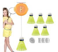 Aide à l'entraînement de badminton, raquette de badminton - Ensemble portable d'entraînement d'agilité avec cordons élastiques pour terrains de jeux et jardin