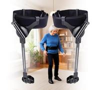Aide à marche exosquelette réglable - pour personnes âgées mobilité réduite | Sans Batterie, Avec 3 Niveaux De Force, Ultra-Léger (1,05 Kg) En Fibre De Carbone, Pour Les Personnes À Mobilité