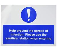 Aide à prévenir la propagation de l'infection. Veuillez utiliser la station désinfectante lorsque vous entrez