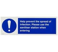 Aide à prévenir la propagation de l'infection. Veuillez utiliser la station désinfectante lorsque vous entrez