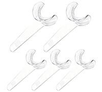 Aide au brossage des dents des animaux 5 pièces d'ouverture ergonomiques | support de nettoyage des dents pour chats, chiots et chatons, soins du bain, différentes races