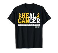 Aide au Cancer de l'enfance pour la Sensibilisation au Cancer du cœur T-Shirt Graphique avec Valeur