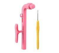 Aide au crochet - Structure intégrée, guide de crochet ergonomique | Aide au crochetpour apprendre à crocheter et fabriquer des anneaux magiques pour femmes, dames, débutantes, amateurs d'artisanat,