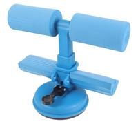 Aide au Redressement Assis Portable et Réglable Ventouse | Compact, Stable, sans Assistance, Mousse Élastique et Acier, Bleu Noir pour Entraînement Abdominal Maison