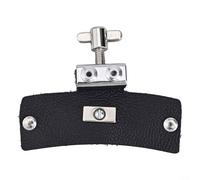 Aide au silence pour batterie fabriquée à partir de cuir pour soutenir la mise en forme du ton et réduire l'excès de sonnerie dans la pratique (noir, taille S)