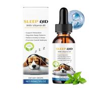 Aide Au Sommeil pour Chien - Formule Apaisante Douce, Supplément Sain en Gouttes Liquide | Soutien De Relaxation Apaisant avec Équilibre De Repos Naturel, Solution De Confort pour La Récupération des