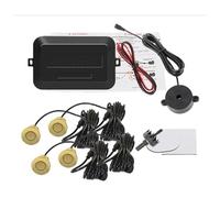 Aide Au Stationnement Kit Capteur Stationnement Radar Recul Arrière pour Voiture Indicateur Alerte Sonore Secours Sonde 22 Mm 12 V 8 Couleurs 4(Or)