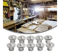 Aide au travail du bois avec 10 chevilles en acier pour un placement correct du tenon sans erreurs de mesure (8 mm)