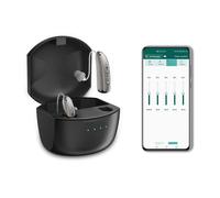 Aide auditive numérique BTE Rechargeable, Volume réglable, Mini amplificateur de son pour personnes âgées, Portable R03L1-Right