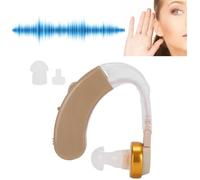 Aide Auditive Professionnelle Amplificateur auditifSoins aux Personnes Âgées Amplificateur de Son avec Bouchon d'Oreille HB047