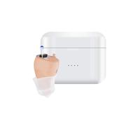Aide auditive rechargeable 16 canaux ITC aide auditive pour sourds mini haut-parleur sans fil en 2024 meilleurs écouteurs pour appareils auditifs sévisibles - Type F50D2-Left
