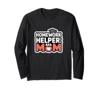 Aide aux devoirs AKA Maman, Vie de Famille, Maman Humour Manche Longue