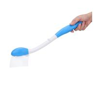 Aide aux Toilettes avec Poignée Longue Portée, Outil d'Assistance Mobilité pour Essuyage sans Se Pencher, Pince Papier Toilette Confortable