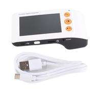 Aide de lecture de loupe électronique Kuuleleyn Vidéo numérique Magnifique 2x - 25x Zoom Aid de lecture électronique portable avec écran LCD de 3,5 pouces pour basse vision