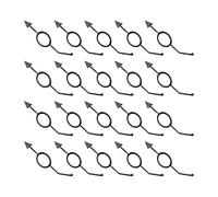 Aide De Visée pour Billard Pool | Kit de 20 Pièces Guide de Bille Complet et Portable - Guide De Visée pour L'Entraînement - pour Adultes et