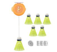 Aide d'entraînement au Badminton - Entraîneur de Badminton Portable | Kit d'entraînement Unique avec Cordons élastiques pour et Adultes