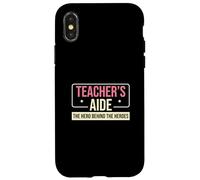 Aide-enseignant : Le héros derrière le para-éducateur amusant Coque pour iPhone X/XS