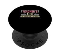 Aide-enseignant : Le héros derrière le para-éducateur amusant PopSockets PopGrip Adhésif