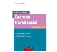 Aide-mémoire - Cadre en travail social - En 20 notions - Thomas Scandellari - Dunod - broché - Guide