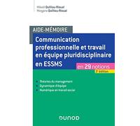Aide-mémoire - Communication professionnelle et travail en équipe pluridisciplinaire en ESSMS