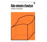 Aide-mémoire d'analyse - Heinrich Matzinger - Presses Polytechniques Romandes - broché - Scolaire / Universitaire