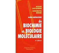 Aide-Mémoire De Biochimie Et Biologie Moléculaire