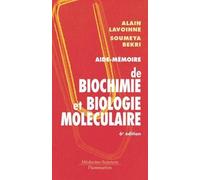 Aide-mémoire de biochimie et biologie moléculaire (6° Éd.)
