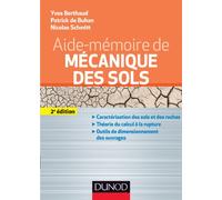 Aide-mémoire de mécanique des sols