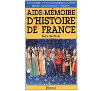 AIDE-MEMOIRE D'HISTOIRE DE FRANCE (Ancienne Edition)