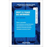 Aide-mémoire - Droit à l'usage des infirmiers