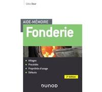 Aide-mémoire - Fonderie - 2e éd Gilles Dour (Auteur)