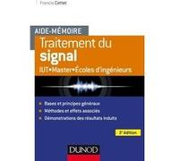 Aide-mémoire - Traitement du signal Francis Cottet (Auteur)