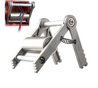 Aide Passe-Fil - 9.2×8×9.2cm Poulie Tire-Câble | Extracteur Câble Électricien Réglable - Aluminium | Guide Conducteur Boîte Jonction, Appareil Redressage Individuel