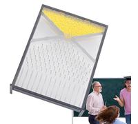 Aide Pédagogique De Physique - ABS Acrylique 42x31cm | Board Outil De Démonstration De Droit Statistique Modèle De Laboratoire D'école De Physique | Kit d'apprentissage Visuel pour Expériences