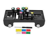 Aide Pédagogique sur le Système D'apprentissage de Guitare, Outils G'entraînement Chord Assist pour Accords de Guitare pour Débutants Outil D'entraînement aux Accords pour Ukulélé (Noir)