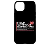 Aide sans Attendre - Typographie Urbaine Streetwear Coque pour iPhone 15 Plus