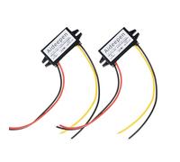 Aideepen 2 pièces Convertisseur de Tension DC-DC 12 V à 5 V 3 A 15 W, Régulateur de Tension Aideepen Convertisseur Abaisseur 8-20 V avec Interface de Câble