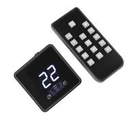 Aideepen Contrôleur de ventilateur 4 broches 12 V PWM, contrôleur de vitesse de ventilateur 4 fils 60 W avec télécommande et écran pour système de refroidissement liquide DIY (interface Type-C 12V)