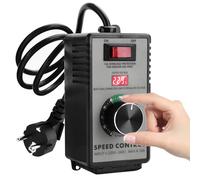 Aideepen Contrôleur de vitesse 230 V, puissance de crête AC 4000 W, régulateur de tension du moteur pour meuleuses d'angle, souffleurs, perceuses à main, lumière tungstène(prise européenne)