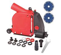 Aidelife Capot de Protection pour Rainureuse à matériaux Avec 2x Disque à tronçonner diamanté 125mm x 22,2 mm - Béton, pierre, brique