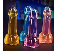 AIDEMEI Tasse De Verre À Vin Créative Conception De Forme De Pénis Cadeau Drôle Transparent Tasse De Cocktail De Bière Jus De Martini Pour Les Fêtes Spectacle De Bar