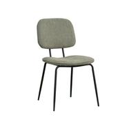 Aiden 1R, Chaise, Cadre Noir, Housse Vert (01)