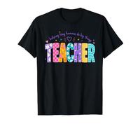 Aider Les Petits Humains à Faire de Grandes Choses Enseignant T-Shirt Graphique avec Valeur